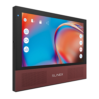 картинка Slinex Sonik-7 Cloud цвет черный. 7" AHD Видеодомофон с переадресацией входящего вызова от компании Intant